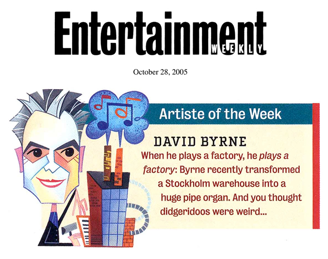 Entertainment Weekly: Artiste of the Week